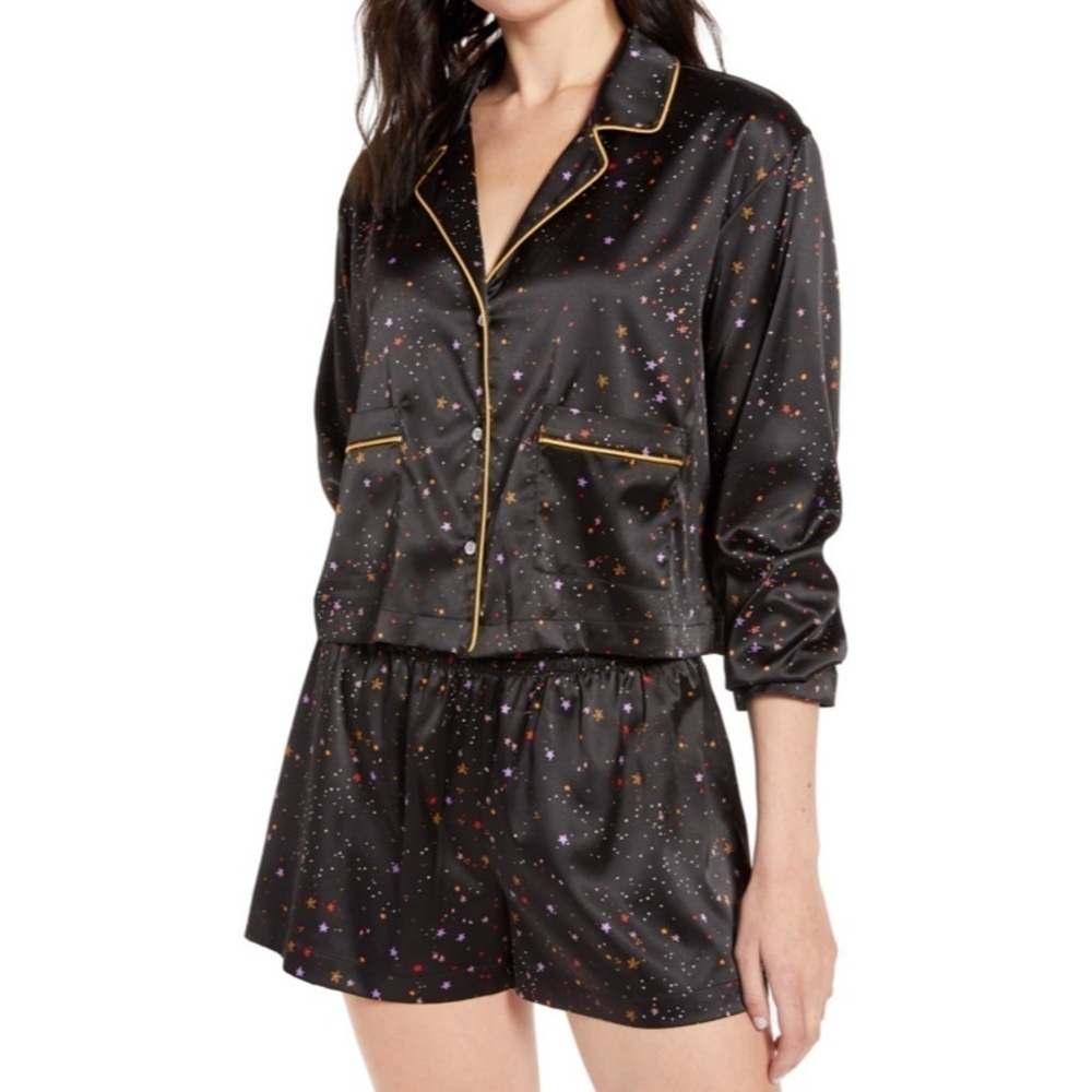 NWOT BP. X CLAUDIA SULEWSKI Satin Star Pajama Set